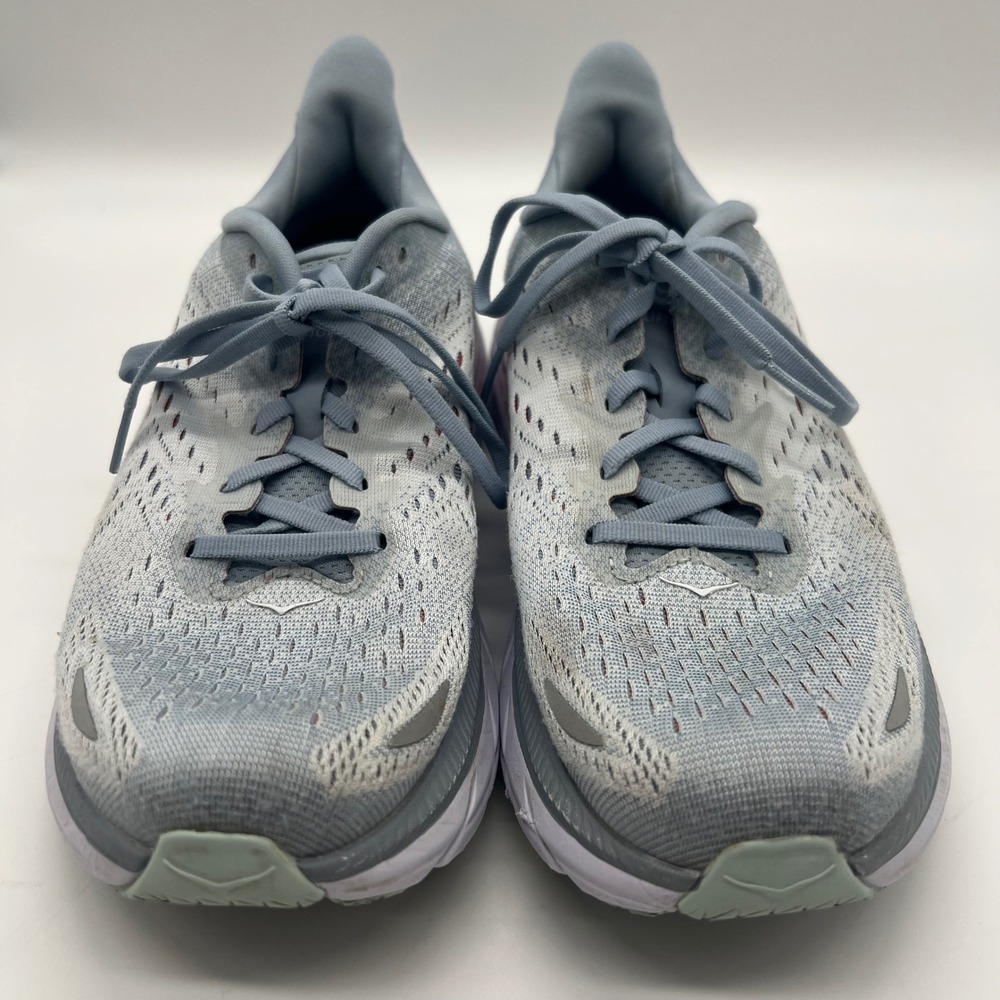 Hoka One One Clifton 8 Womens 9.5B Baby Blue Running Shoes